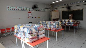 Somando essa entrega, chegará a 81 mil os kits distribuídos pela prefeitura durante a pandemia - Reprodução/  Prefeitura de Santos