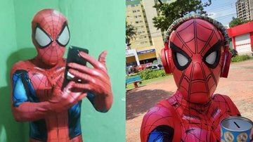 Com festas suspensas, autônomo tenta se virar como pode Homem Aranha de Suzano - Arquivo pessoal