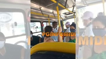 Homem é vítima de racismo durante trajeto de ônibus em Praia Grande - Facebook/PGInfomidia
