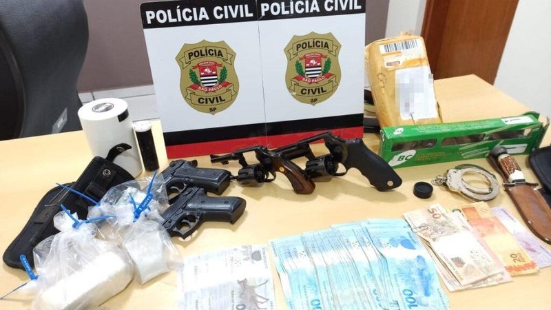 Polícia Civil prende homem com armas e drogas em Dracena