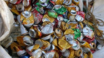 Brasil fecha 2020 entre os maiores recicladores de latas de alumínio - © Rovena Rosa/Agência Brasil