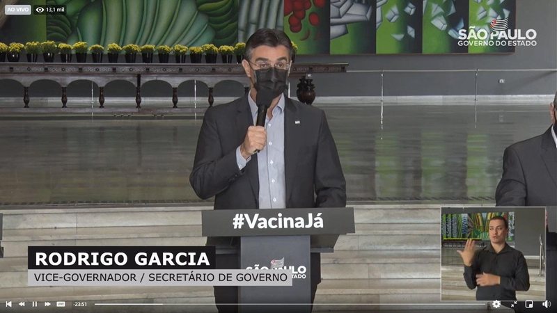 Vice governador anunciou nesta sexta-feira (16) a reabertura gradual do setor de comércio e serviços a partir desta sábado (17) Vice governador anunciou reabertura gradual do setor de comércio e serviços - Imagem: Divulgação / Governo Estadual