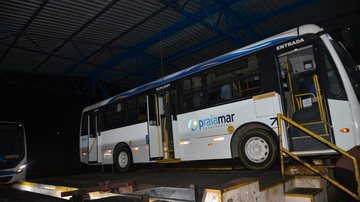 Durante a vistoria, foram identificados 11 ônibus com problemas mecânicos - Foto: Prefeitura de Caraguatatuba