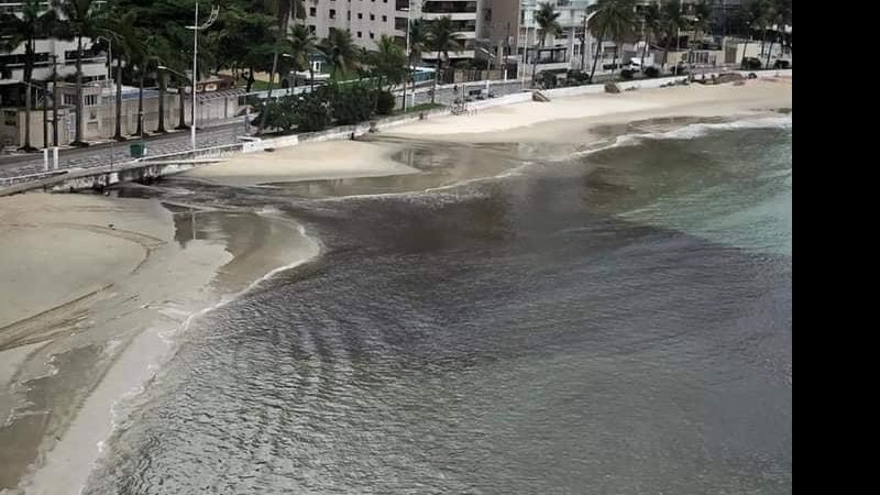 Reprodução/Drone Guarujá