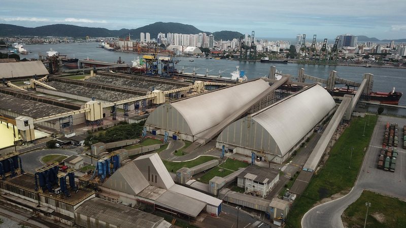 Manifestantes ressaltaram a essencialidade não só do trabalho no porto, em si, mas de todos do setor - Reprodução/ Prefeitura de Guarujá