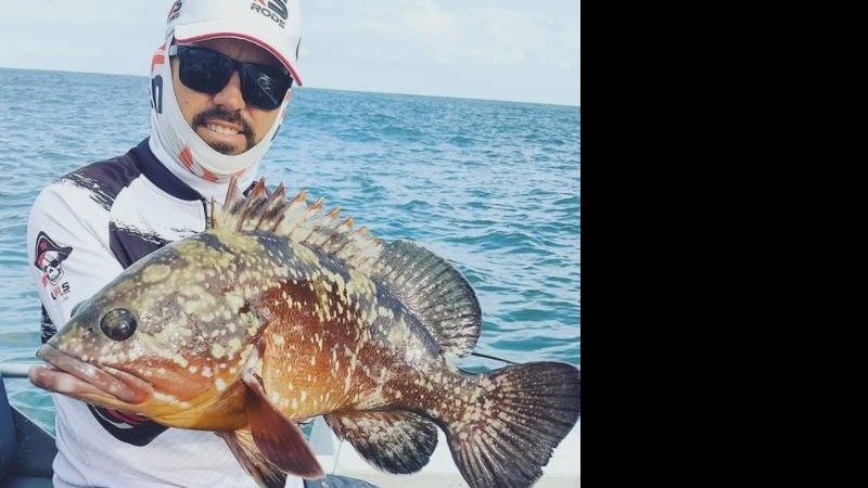 Animal não é um tucunaré, mas tem seu charme Pescador pega ‘peixão feioso’ Guarujá (SP) e tira onda: "Cheio de beleza" - Imagem: Reprodução / Redes Sociais / @r_.monteiro