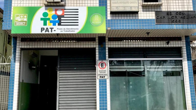 PAT oferece 44 vagas de emprego em São Vicente - Divulgação/PAT de São Vicente