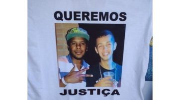 Camiseta pede justiça pela morte dos jovens - Foto: Divulgação/Prefeitura de Ubatuba