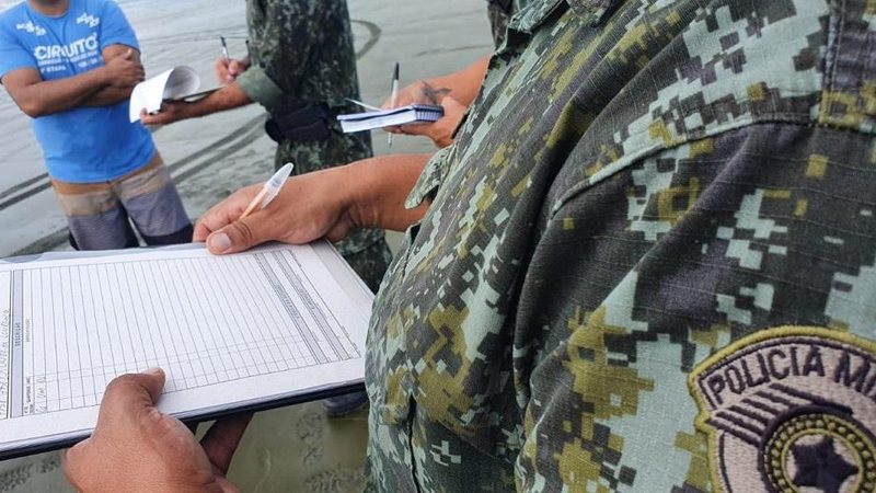 PM Ambiental flagra pesca irregular em Caraguatatuba; mais de 22 Mil em multa foram aplicadas - Foto: Polícia Militar