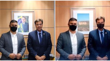 Mogi das Cruzes | Prefeito adultera foto e ‘deleta’ Bolsonaro do gabinete de ministro do Turismo - Reprodução