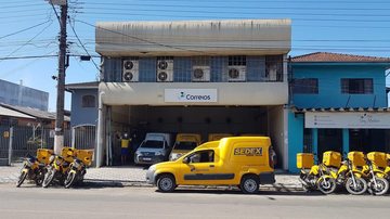 Centro de distribuição dos Correios, em Ubatuba (SP), está interditado - Foto: Distribuição