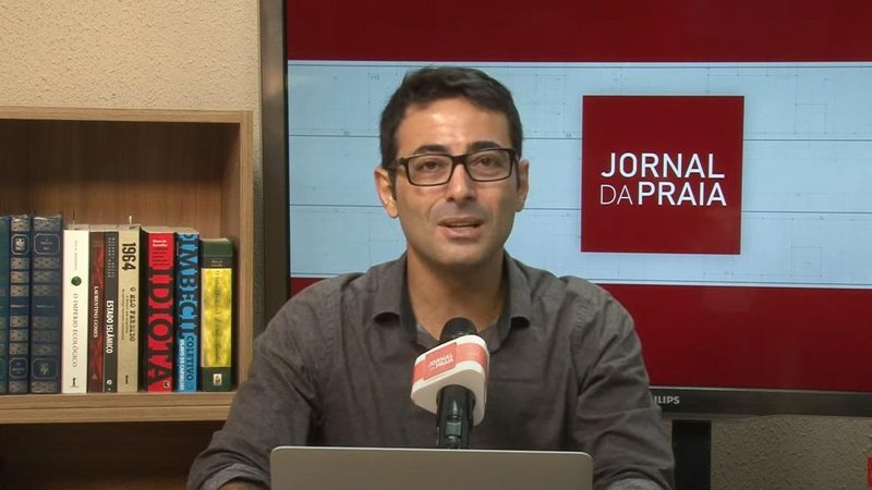 Imagem O Jornal da Praia desta quarta-feira está ao vivo