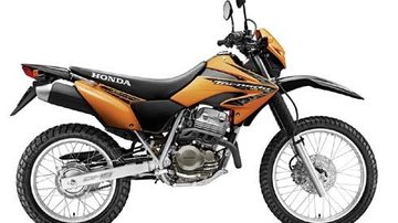 Modelo XR 250 tornado, da Honda, cor laranja - Foto: Divulgação