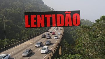 Via Anchieta apresenta pontos de lentidão sentido Capital lentidão - Reprodução/JCN