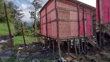 Bertioga (SP) | Família terá casa demolida após construir em área de preservação ambiental - Foto: Polícia Militar Ambiental