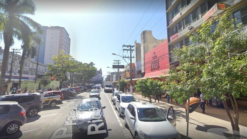 Praça Barão do Rio Branco - Reprodução/Street View