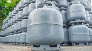 Botijão de gás 13 kg Vale Gás - Divulgação/Prefeitura de Bertioga