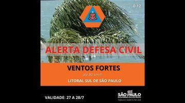 Reprodução / Defesa Civil SP