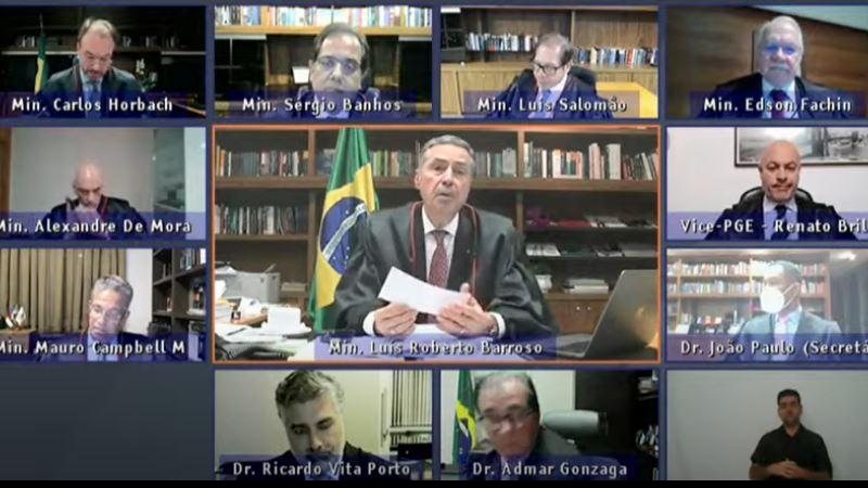 Ministros julgaram agravo de opositores na noite de terça-feira (29) Prefeito de Ilhabela, Toninho Colucci, obtém vitória unânime no TSE - Youtube/TSE