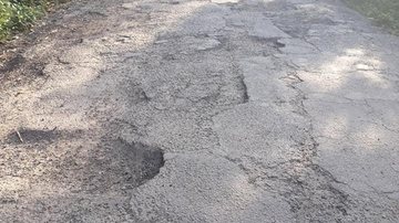 Atual situação da estrada de acesso à comunidade Picinguaba, em Ubatuba (SP) - Foto: Divulgação/ Reprodução Facebook