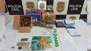 Guarujá (SP) | Traficante que enviava drogas pelos Correios é preso em flagrante - Reprodução/Polícia Civil
