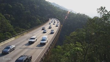 Rodovia dos Imigrantes Imigrantes está com trânsito congestionado na subida da serra - Ecovias