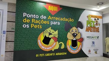 Shopping de São Vicente terá posto de arrecadação de ração para pets - Divulgação