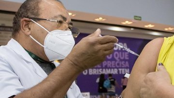 Vacinação contra covid-19 em São Vicente (SP) - Divulgação/Prefeitura de São Vicente