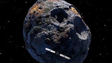 Nasa descobre asteroide que pode deixar toda população do mundo bilionária - Imagem: Divulgação Nasa