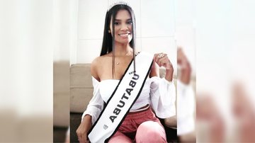 Silvana Fernandes foi eleita Miss Ubatuba em 10 de julho - Foto: Reprodução Facebook