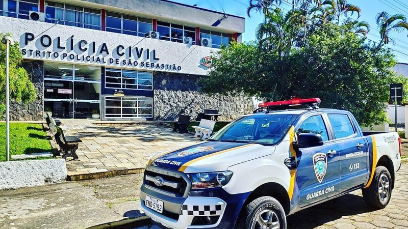 Guarda Civil Municipal (GCM) de São Sebastião prendeu o agressor, que foi enquadrado na Lei Maria da Penha - Foto: PMSS