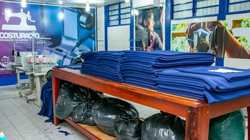 Confecção de máscaras São Sebastião distribui mais de 60 mil máscaras para a rede municipal - Divulgação/Prefeitura de São Sebastião