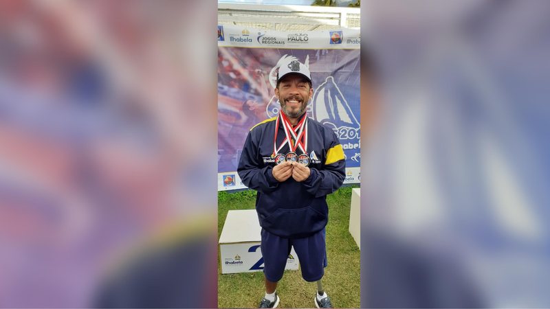 Telmo Rodrigues, atleta paraolímpico de Ilhabela, SP - Foto: Divulgação