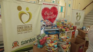 Arrecadação de brinquedos Santos realiza campanha de arrecadação de brinquedos Arrecadação de brinquedos em Santos - Divulgação/Prefeitura de Santos