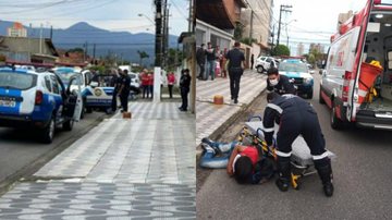 CGM afirma que homem estava armado e reagiu Suspeito leva balaço nas nádegas durante perseguição em Praia Grande (SP) - Imagem: Reprodução / PG no Grau / SantaPortal