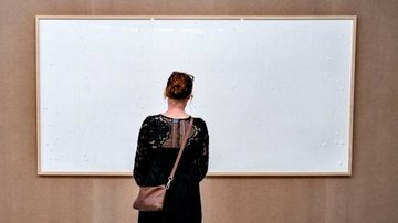 "Pegue o dinheiro e fuja", de Jens Haaning Artista vende quadro em branco por R$ 450 mil a museu: “A obra de arte é que eu peguei o dinheiro deles” - Copyright: Reuters