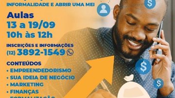 Curso gratuito para microempreendedores São Sebastião oferece curso de orientação para microempreendedores Programa descomplique - Divulgação/Prefeitura de São Sebastião