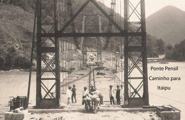 Construção teve início em 1911, mas inauguração ocorreu em 1914 Grafiteiro homenageia ponte mais famosa do litoral paulista - Reprodução/Juicy Santos
