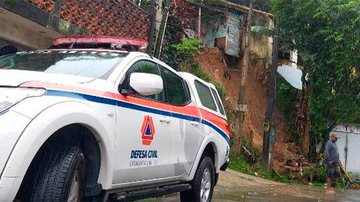 Deslizamento de terra eleva atenção e Defesa Civil de Caraguá fiscaliza áreas de risco - Foto: Divulgação/PMC