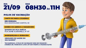 Vacinação contra covid-19 São Sebastiao realiza repescagem de primeira dose para adolescentes de 12 a 17 anos Vacinação contra covid-19 em São Sebastião