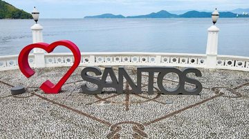 Cidades são finalistas do prêmio Top Destinos Turísticos 2021 Santos x Praia Grande: cidades são finalistas do prêmio Top Destinos Turísticos 2021 - Foto: Reprodução Instagram/santosdrone