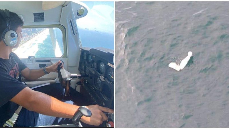 Avião caiu na quarta feira com três pessoas a bordo; buscas seguem afim de localizar o copiloto e o passageiro Corpo é localizado após queda de avião no mar próximo a Ubatuba (SP) - Foto: Redes Sociais/Arquivo pessoais