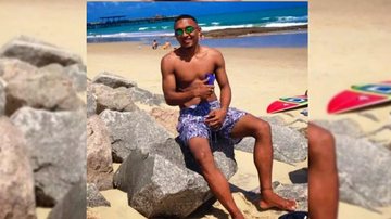 MC Black é encontrado morto em praia de Fortaleza  mc black em praia - Arquivo Pessoal