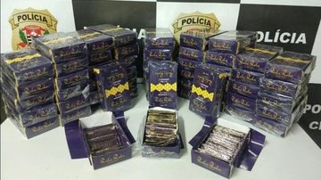 Foram apreendidos quase 2,8 mil sachês do estimulante sexual Donos de sex shops são presos por venda de “melzinho do amor” - Foto: Divulgação Polícia Civil
