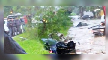 Homem é fuzilado em em Ubatuba, Litoral Norte - Reprodução/Tcheller