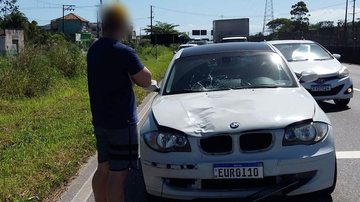 Idosa morre ao ser atropelada na faixa de pedestre em rodovia do litoral - Foto: Reprodução redes sociais