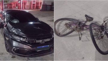 Jogador do flamengo atropela e mata ciclista entregador de delivery - Reprodução internet