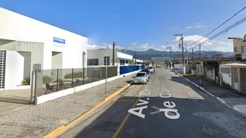 Suspeito foi preso em frente à USafa Ribeirópolis, na madrugada de sexta (19) Homem é preso após tentar furtar bicicletário de escola em Praia Grande Rua Dr. Esmeraldo Soares Tarquínio de Campos Filho, 471, local da ocorrência - Divulgação/Google Maps