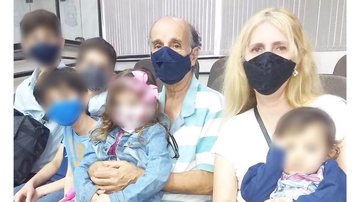 Quatro dos cinco filhos de Maria Belen foram levados pelo Conselho Tutelar Mãe argentina denuncia sequestro ao ter filho arrancado de seus braços, em Praia Grande - Reprodução Arquivo Pessoal