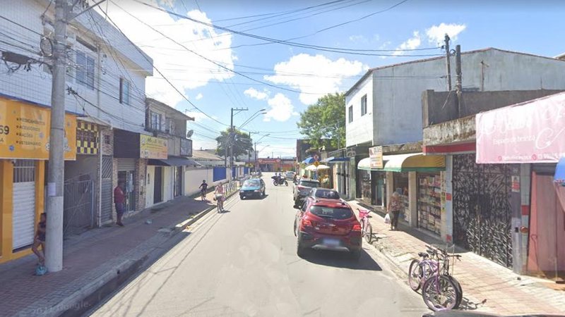 Homem foi preso na Rua do Conhecimento, no Jardim Melvi, enquanto escondida entorpecentes em um compartimento de hidrômetro Jovem traficante 'passa ileso' por dois meses, mas acaba preso em Praia Grande Vista da Rua do Conhecimento, no Jardim Melvi, em Pra - Divulgação/Google Maps